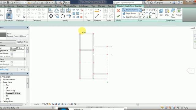 Revit Architecture- SLAB & Visibility Graphics смотреть онлайн