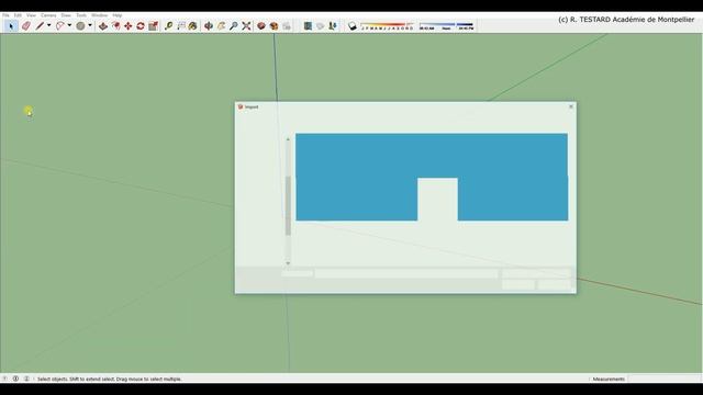 Google SketchUp: importer un objet смотреть онлайн