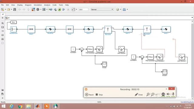 PID for 2 DOF robotic arm, using SOLIDWORKS and MATLAB смотреть онлайн