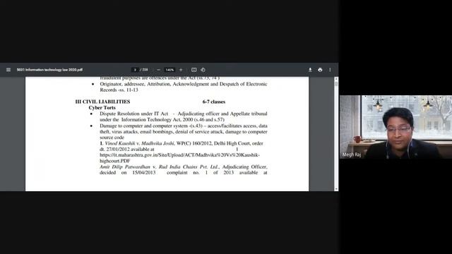 Cyber Wrong or Cyber Torts or Civil Liabilities смотреть онлайн