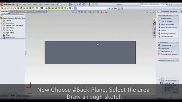 SOLIDWORKS TUTORIAL #BEGINNERS #10 смотреть онлайн