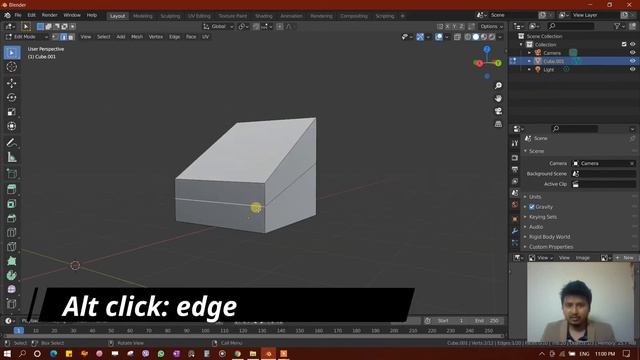 Part-5 | Adding Edge Loops in Blender | Blender Nepali Tutorial смотреть онлайн