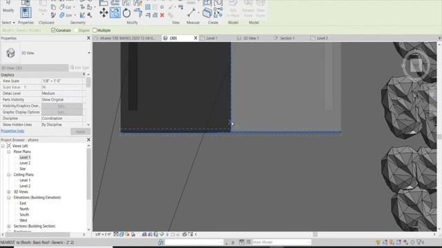 Revit | A-Frame | How To Model Roof Construction смотреть онлайн