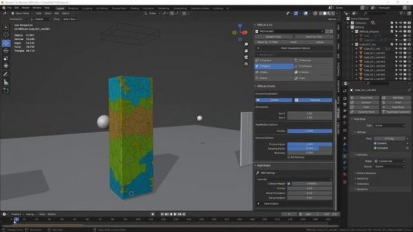 RBD LAB Destruction addon - Best addon for BLENDER