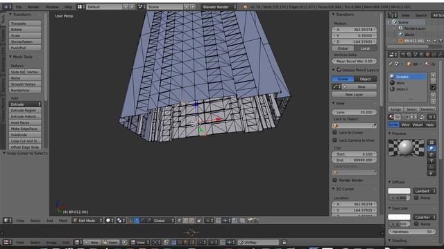 Reposicionar a origem do objeto no Blender смотреть онлайн