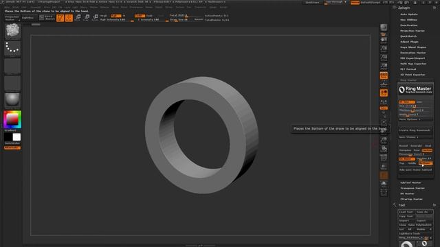 ZBrush 4R7 P3 - 'Ring Master v1.2 Unofficial ZPlugin Update смотреть онлайн