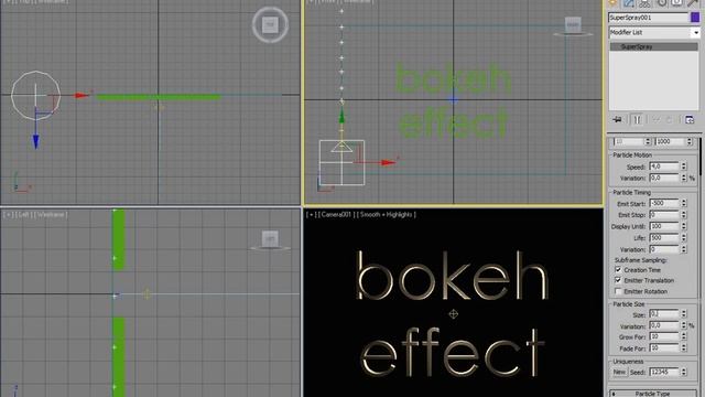Học 3D Studio Max: Kỹ thuật vẽ ánh sáng bokeh смотреть онлайн