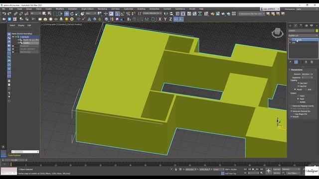 Cómo levantar un plano en 3ds Max | Tutorial IDesigner en español смотреть онлайн