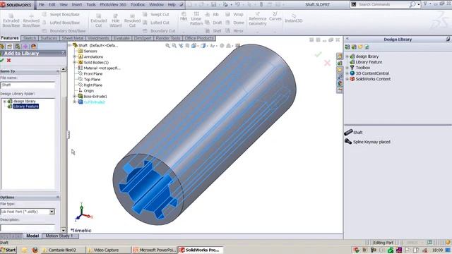 Library Features | Solidworks | Mechanical Engineering | BK Engineering смотреть онлайн