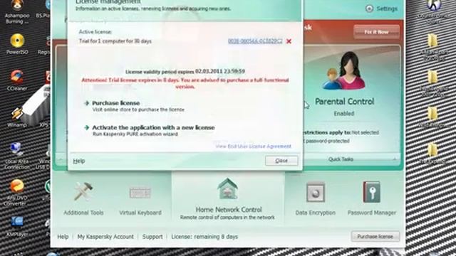 YouTube Kaspersky PURE 2011 Full 100 Working смотреть онлайн