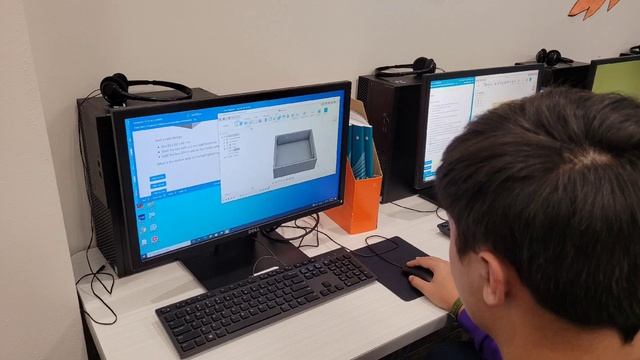 PLTW Engineering Students preparing for the Autodesk Fusion 360 Exam!!! смотреть онлайн