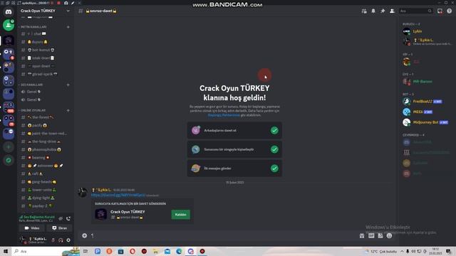 Crack oyun discord tanıtımı. смотреть онлайн