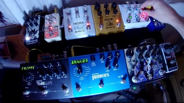 First Jam with new signal chain - Old Blood Noise Signal Blender + Earthquaker Devices Afterneath V смотреть онлайн