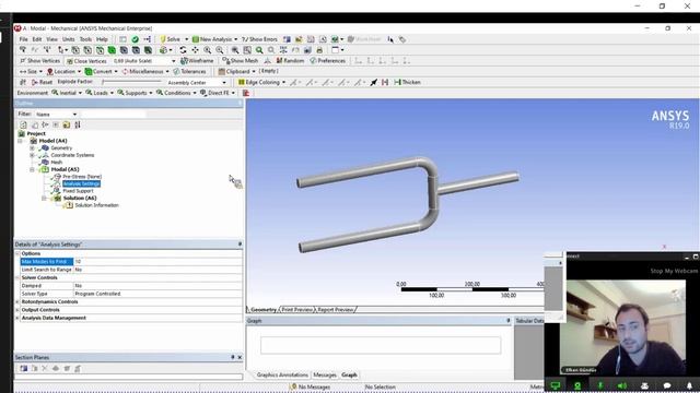 Ansys Modal Anaysis ile Doğar Frekans Nasıl Bulunur? Online Eğitim смотреть онлайн