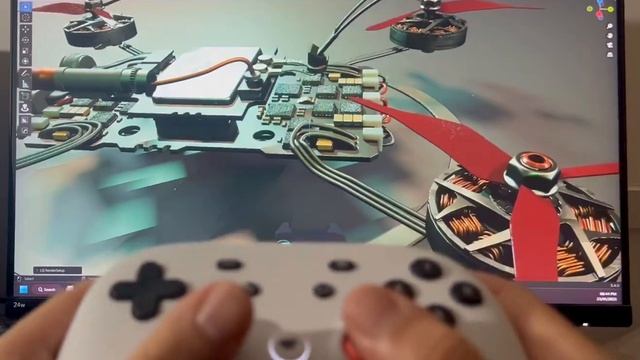 Stadia controller in Blender смотреть онлайн