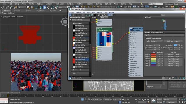 3dsMax B Lezione 4 09 Corona Scatter смотреть онлайн