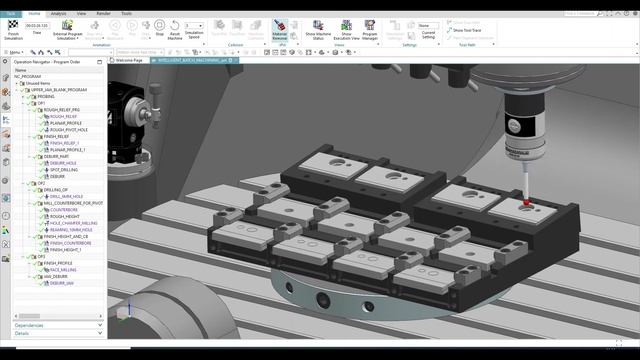 Siemens NX - Intelligent Batch Machining смотреть онлайн