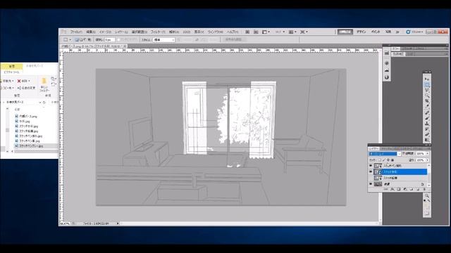 誰でも簡単！Sketchupを利用した手描きスケッチ風CGパースの描き方｜レンダリング(kerkythea,podium,vray)+画像加工(gimp,photoshop)ソフトを併用 смотреть онлайн