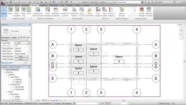 Revit MEP 2012 - Session 6 -Spaces.mp4 смотреть онлайн