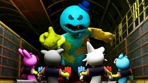 Суперсемейка Спрунки против Поппи Время игры — Грей нужна помощь. Мультфильм Спрунки