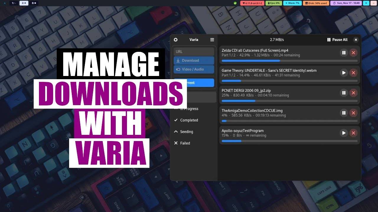 Varia - это менеджер загрузок на стероидах смотреть онлайн