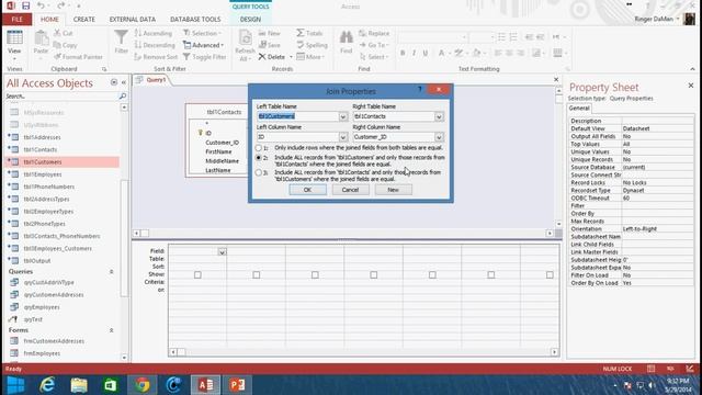 62. SQL JOIN Statement (Programming In Access 2013) смотреть онлайн