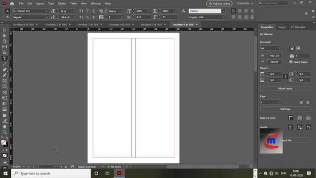 ADOBE InDESIGN 2020 TUTORIAL (PART - 1) смотреть онлайн