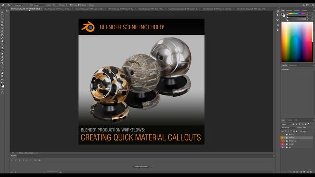 Blender Production Workflows: Creating Quick Material Callouts смотреть онлайн