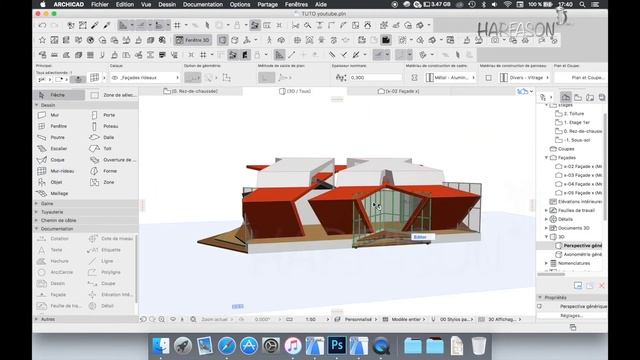 TUTO: Modélisation complexe/ Archicad 20 смотреть онлайн