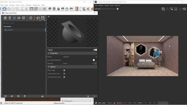 How to use Vray Mesh Clipper (Rendering a Sketchup Section Cut) VRay Camera Setup Sketchup in Hind смотреть онлайн