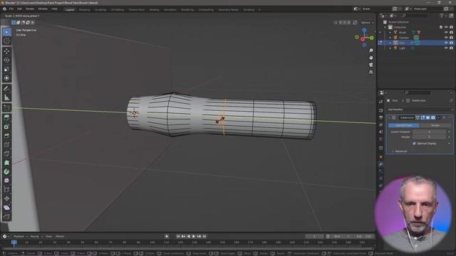 Building a Paint Brush in Blender смотреть онлайн
