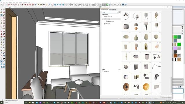 Sketchup 2023 Tavan Modelleme ve Gizli Aydınlatma 24 смотреть онлайн