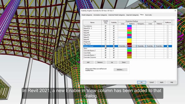 Revit 2021: Enable View Filters in View смотреть онлайн