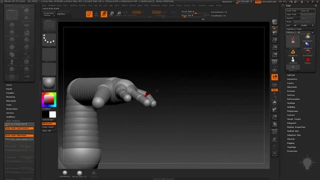 017 Base Mesh Creation Zsphere Basics смотреть онлайн
