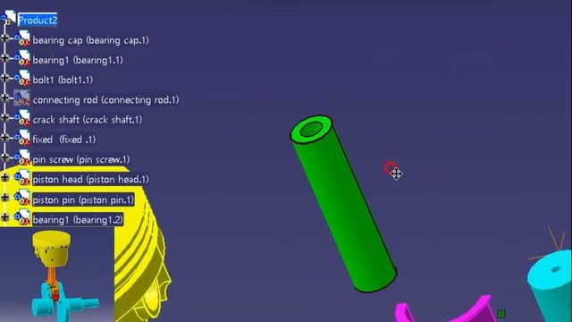 [ADLAMLAB][CATIA Assembly] 4. piston смотреть онлайн