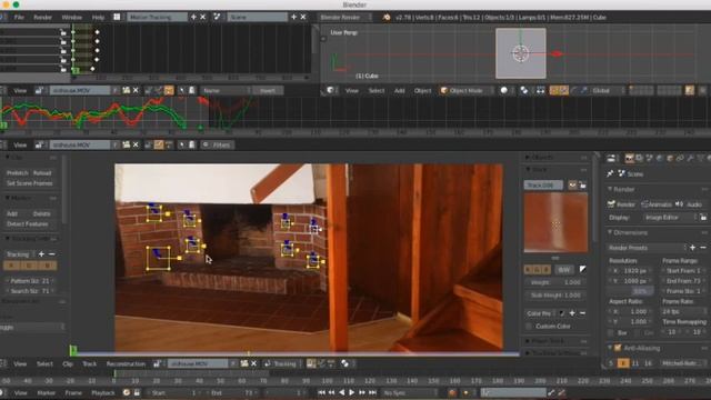 Blender Motion Tracking (3D Object to Footage) смотреть онлайн