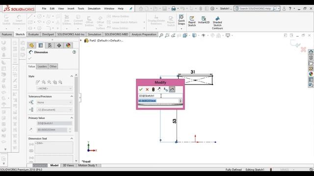 OUTLET CASING OF BALL BEARING ON SOLIDWORKS 2018 смотреть онлайн