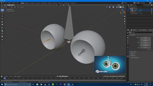 Tutorial: Rig Eyes In Blender 2.83 смотреть онлайн