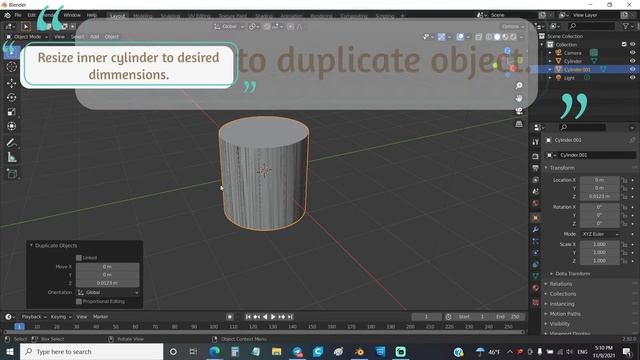 Easiest way to make a smooth cylinder in Blender! смотреть онлайн
