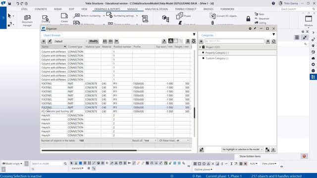 Tekla Structures 2021 - Gudang Baja #Part3 (Volume dan Gambar) смотреть онлайн