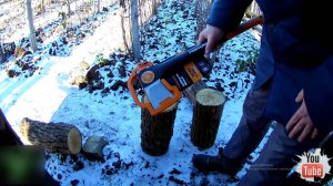 Топор колун Fiskars X17. Тест топора колуна. Отзыв и впечатление о нём!!!