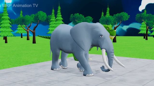 Paint and animals gorilla, Elephant, Duck Cartoon, Lion, Cow Fountain Crossing Wild Animals Game смотреть онлайн