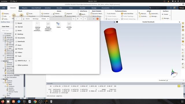 Simulasi CFD dengan UDF (Ansys Fluent - Linux) смотреть онлайн