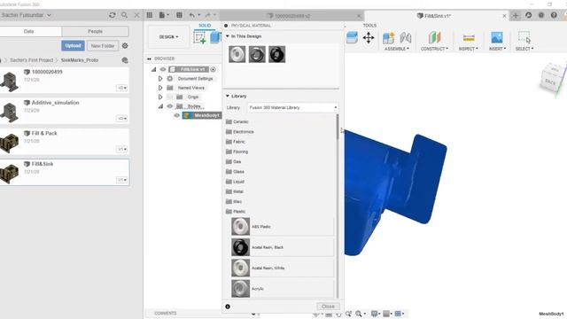 Autodesk Moldflow & Fusion 360 for Sink Mark Rendering смотреть онлайн