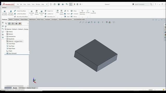 Solidworks Tutorial - Density and material смотреть онлайн