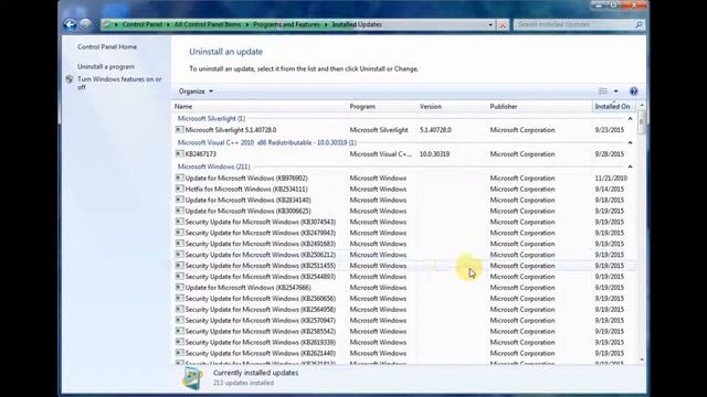 How to view & validate the windows 7 updates смотреть онлайн