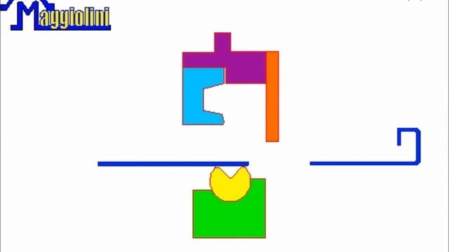 P-образная гибка листа в горизонтальной плоскости