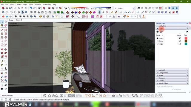 Interior Rendering Tutorial | VRay Next for Sketchup смотреть онлайн