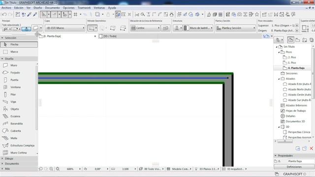 ARCHICAD Crear Muros y Materiales de Construcción смотреть онлайн