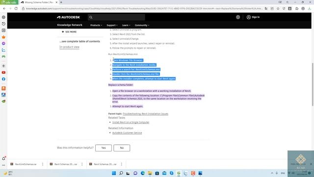 GÓC HỎI ĐÁP CÙNG RCAD - 09 - FIX REVIT SCHEMAS 2021 MISSING смотреть онлайн